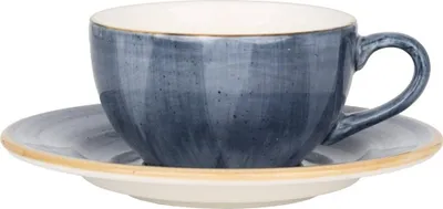 Zdjęcie produktu dla Bonna Aura Dusk – filiżanki do kawy i spodki – 250 ml – porcelana – zestaw 6 sztuk