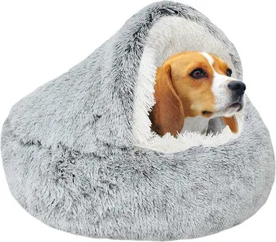 Image de Lit apaisant pour petits chiens, doux et chaud