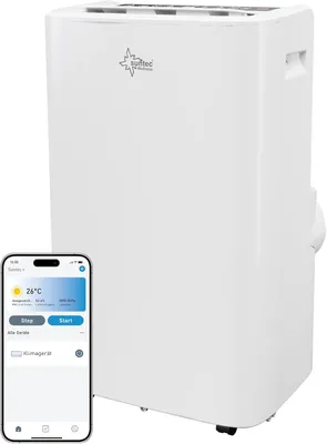 Produktbild von SUNTEC COOLFIXX 16.000 BTU mobiles Klimagerät mit TUYA App Steuerung - sehr Leistungsstark