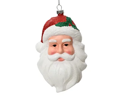 Produktbild von Anhänger Weihnachtsmann Kunststoff 13,3cm - Rot - Weiß