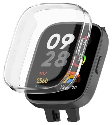 Produktbild von Full Coverage Electroplating TPU Watch Case Transparent für Xiaomi Redmi Watch 3
