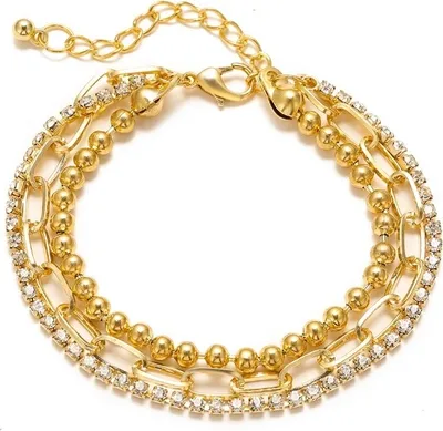 Image de Bracelet SE-26901 Doré - Élégance Moderne KP26901