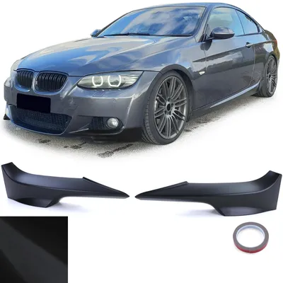 Image de Spoilers d'ailes arrière noirs mats pour BMW Série 3 (E92, E93) de 2006 à 2010, avec pack M