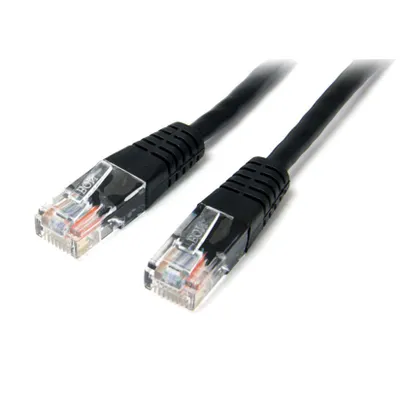 Produktbild von STARTECH.COM 15 m Black Molded Cat5e UTP Patch Cable