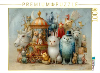 Produktbild von CALVENDO Puzzle Humorvolle Tiere | 1000 Teile Lege-Größe 64x48cm Foto-Puzzle für glückliche Stunden