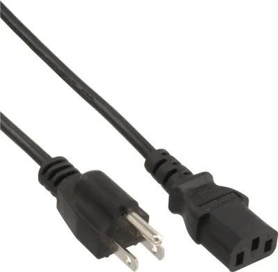 Image de InLine® Netzkabel, Netzstecker Japan auf Kaltgerätestecker C13, 1,8m
