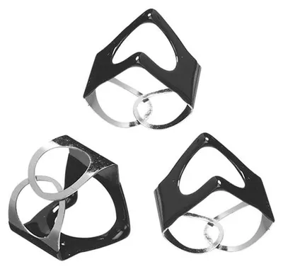 Produktbild von PinchClip Beckenklammer 3er Set Schwarz