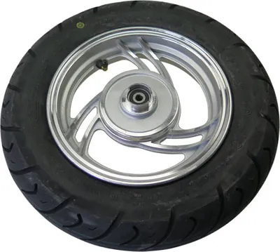 Produktbild von Vorderrad komplett 3.50-10 Rad Felge 700500 Motorroller.de MT2.15x10 Alufelge Scheibenbremse