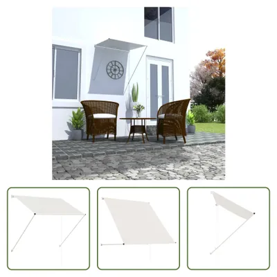 Obrázek produktu pro The Living Store Stahovací markýza 100×150 cm krémová