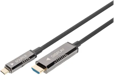 Produktbild von DIGITUS 4K USB Typ - C auf HDMI AOC Adapterkabel, 15,0m