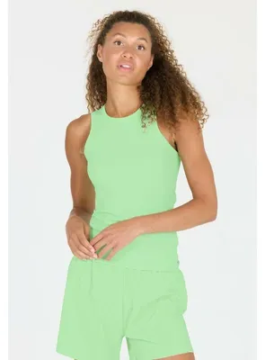 Produktbild von Athlecia Damen Tanktop Grün Rundhalsausschnitt Einfarbig
