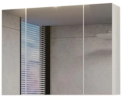 Produktbild von Badezimmerspiegelschrank DJ502894, 80 x 16 x 60 cm, weiß