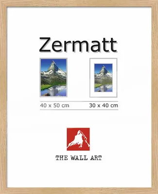 Produktbild von Bilderrahmen MDF Zermatt Eiche-Optik 40x50 cm