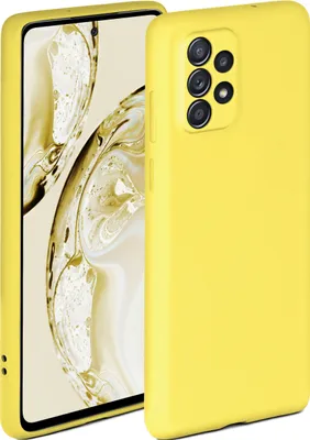 Produktbild von Soft-Case für Samsung Galaxy A72 5G, Farbe:Melonengelb