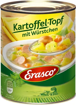 Produktbild von Erasco Kartoffel mit Würstchen Eintopf 800,0 g
