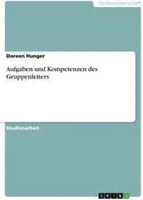 Produktbild von Aufgaben und Kompetenzen des Gruppenleiters