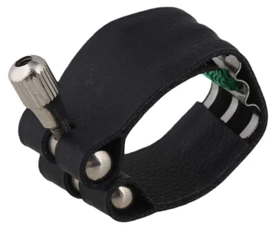 Productafbeelding van BQLZR lederen riem met rietbladschroef voor tenorsaxofoonmondstuk