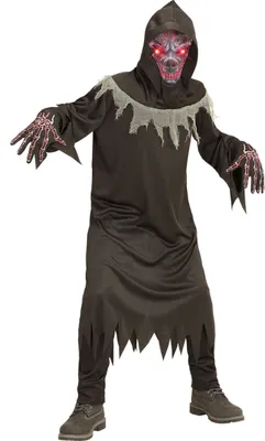Produktbild von Dämonen-Kostüm für Kinder mit Maske Halloweenkostüm schwarz
