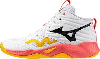 Immagine prodotto di Mizuno Wave Momentum Pro Mid scarpe sportive indoor bianco EU 46 uomo, donna bianco EU 46