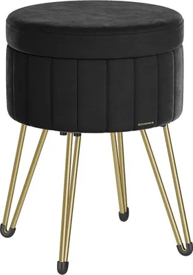 Image de Bureau avec espace de rangement et 4 pieds métalliques noirs