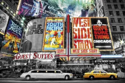 Obrázek produktu pro New York - Plakát - Divadelní cedule