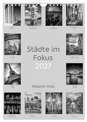 Produktbild von Städte im Fokus (Wandkalender 2027 DIN A4 hoch), CALVENDO Monatskalender