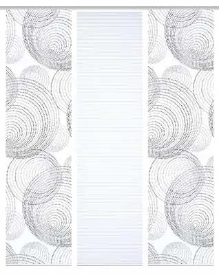 Produktbild von 84111 SPIRO Schiebegardine recyceltes Polyester, Bambusoptik, 245x60