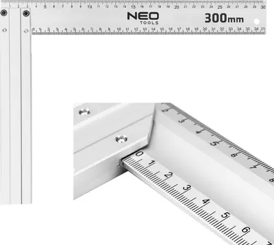 Obrázek produktu pro NEO TOOLS Hliníkový stavební úhelník 300 x 175 mm