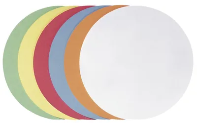 Image de Franken UMZH2099 Carte de modération - cercle grand, 195 mm, assorti, 250 pièces