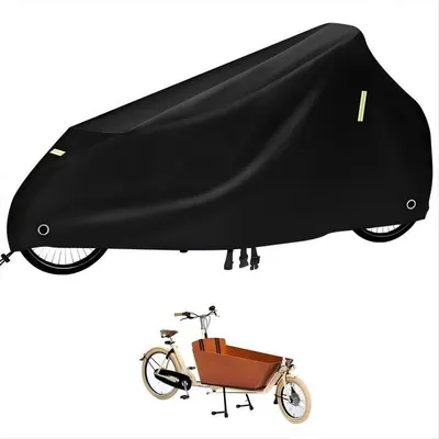 Immagine prodotto di Copertura per biciclette per bambini - 210D, impermeabile, 285x65x115 cm, protezione dagli agenti atmosferici