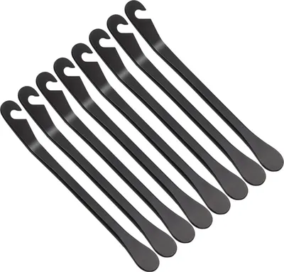 Produktbild von 8 Stück Metall Reifenheber Fahrrad Schwarz Mantelheber Fahrrad Reifen Wechseln Fahrrad Reifenheber Metall Fahrradreifen Montagewerkzeug für Fahrrad Rennrad Mountainbike