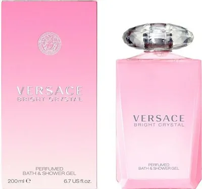 Produktbild von Versace Bright Crystal Perfumed Bath & Shower Gel 200ml