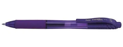 Obrázok produktu pre Gélové pero, 0,35 mm, stláčací mechanizmus, PENTEL "EnerGelX BL107", fialová