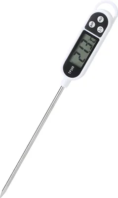 Produktbild von Lebensmittelthermometer, Sonde, Schnelllesethermometer, digitales Koch-/Küchen-/Grillthermometer mit langer Sonde für Flüssigkeitsbacktemperaturen