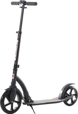 Produktbild von HOMCOM Kinderscooter Kickscooter Tretroller Stoßdämpfung 14 Jahre Alu Schwarz