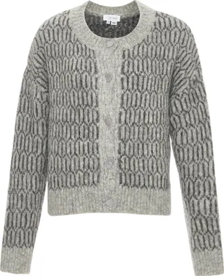 Image de Caneva Cardigan pour femme - gris chiné, XL/XXL