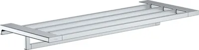 Zdjęcie produktu dla HG Wieszak na ręczniki AddStoris z relingiem na ręczniki, 648 mm, chrom