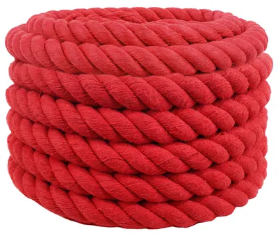 Obrázok produktu pre Lano Červená 3 x 3 x 2500 cm Bavlna