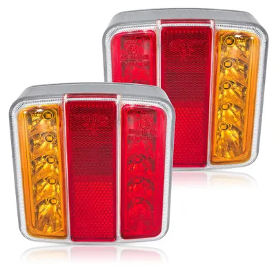 Image de 2 phares arrière à LED, 12 V/24 V, étanches
