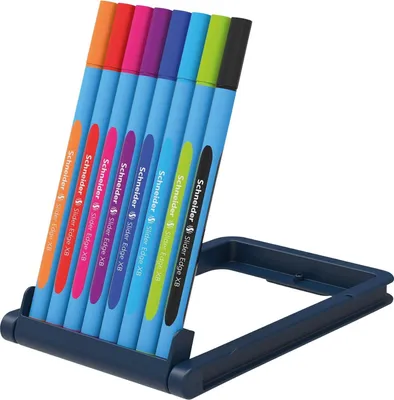 Produktbild von Schneider Schreibgeräte Slider Edge Mehrfarbig Stick-Kugelschreiber Fettdruck 8 Stück(e)