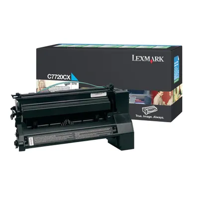 Produktbild von Lexmark C7720CX, 15000 Seiten, Cyan, 1 Stück(e)