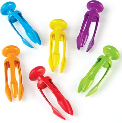 Zdjęcie produktu dla Learning Resources Tri-Grip Tongs, 4 lat(a), Wielobarwny