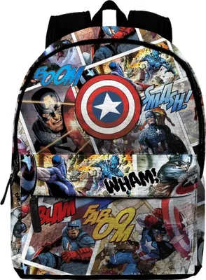 Produktbild von Karactermania Marvel Captain America Comic Rucksack    One Size