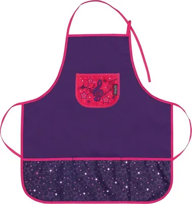 Produktbild von Herlitz Werkenschürze "Girls" / Malschürze / Bastelschürze / "Musik"