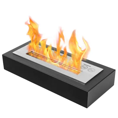 Image de Cheminée au bioéthanol 36 un insert pour une cheminée classique Cheminée au bioéthanol à poser sur une table, au sol ou dans une cheminée au bois