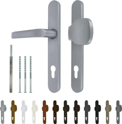 Premium Drückergarnitur Saturn DHS 92mm - Oval  - Griff-Knauf