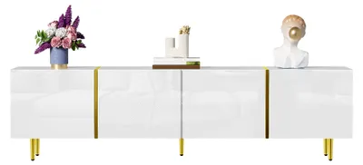 Produktbild von Lowboard / TV‑Schrank / TV‑Lowboard mit vier Türen,