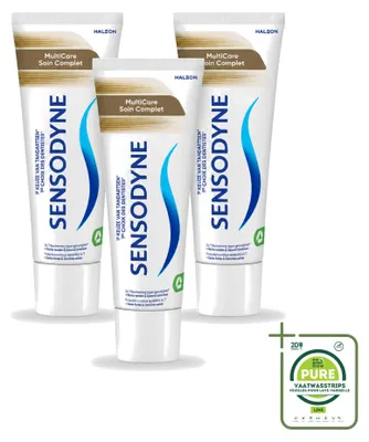 Produktbild von 3 x Sensodyne MultiCare Zahnpasta - 75 ml - Großpackung - 3 Stücke