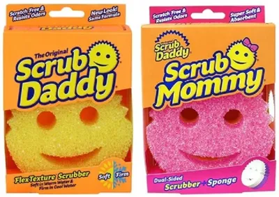 Produktbild von Scrub Daddy Scrub Mommy Pink Küchenschwamm 2-in-1 FlexTexture