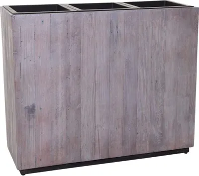 Produktbild von VIVANNO Raumteiler Holz ELEMENTO Kasten, Antikweiß antik - 90x32x75 cm